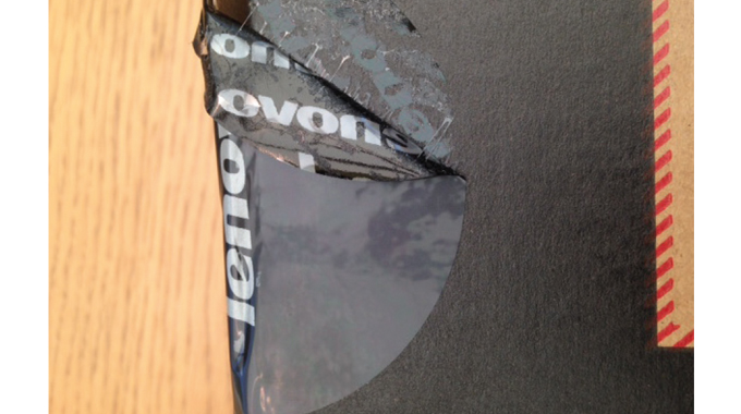 Figure 3.9 - A brand name is revealed on opening this tamper evident closure
