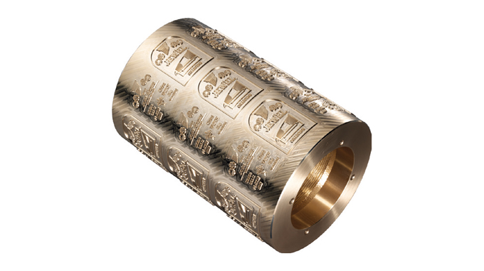 Figure 1.6 - Solid rotary hot foiling cylinder. Source- Kocher+Beck