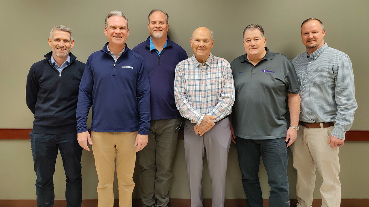 Danny Scales with Heaford and Flexo Wash teams