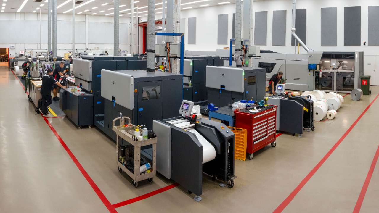 The HP Indigo V12 further expanded an army of HP machines