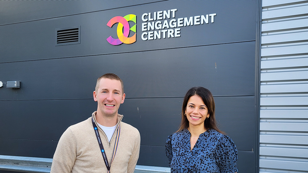 Ben Mills, environment manager at Konica Minolta Business Solutions UK and Gillian Nuttall, ESG partner at Konica Minolta Business Solutions UK