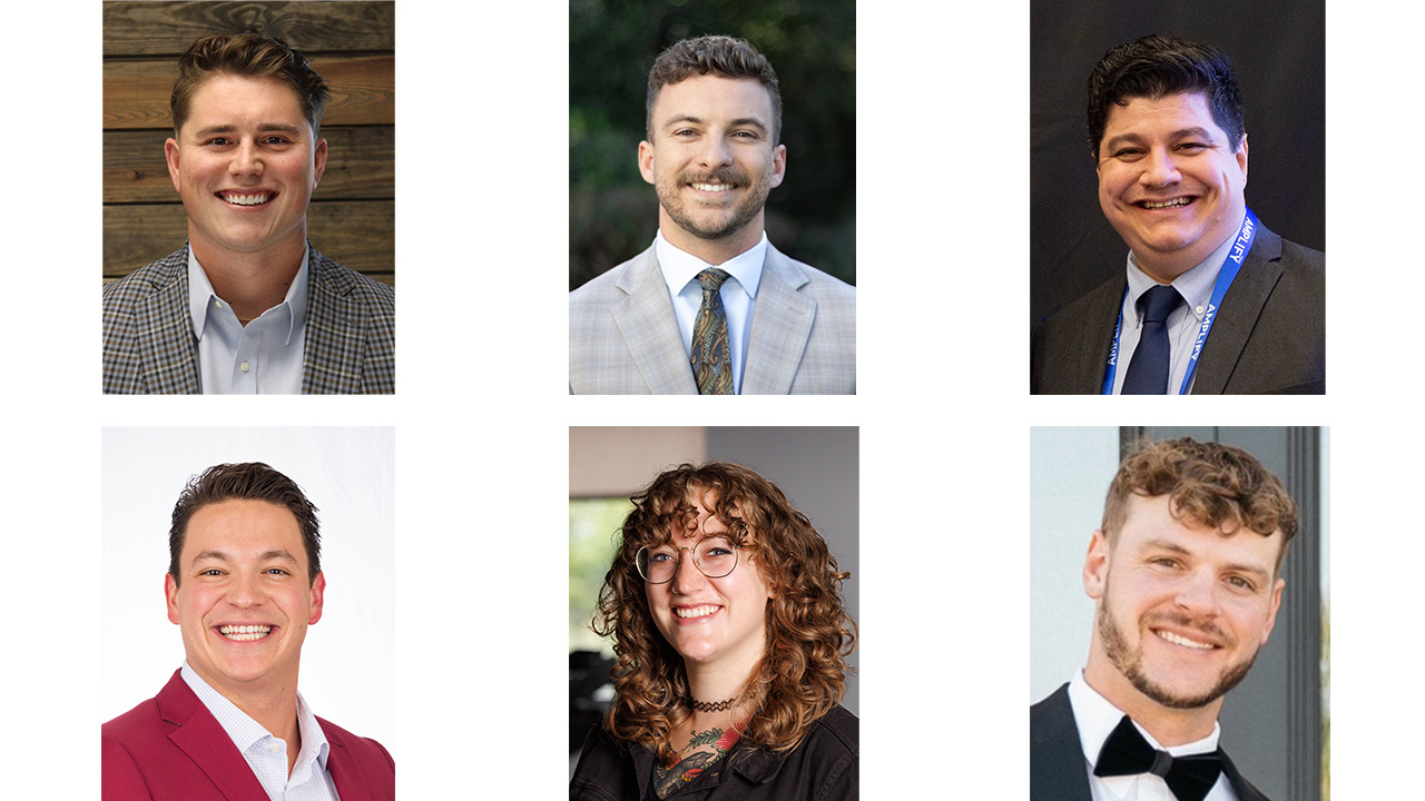 L-R (clockwise): Bryce Poremba, Spencer Bruno, Brooks Christman, Diego Guerrero, Ruby Porter and Blake Peterson