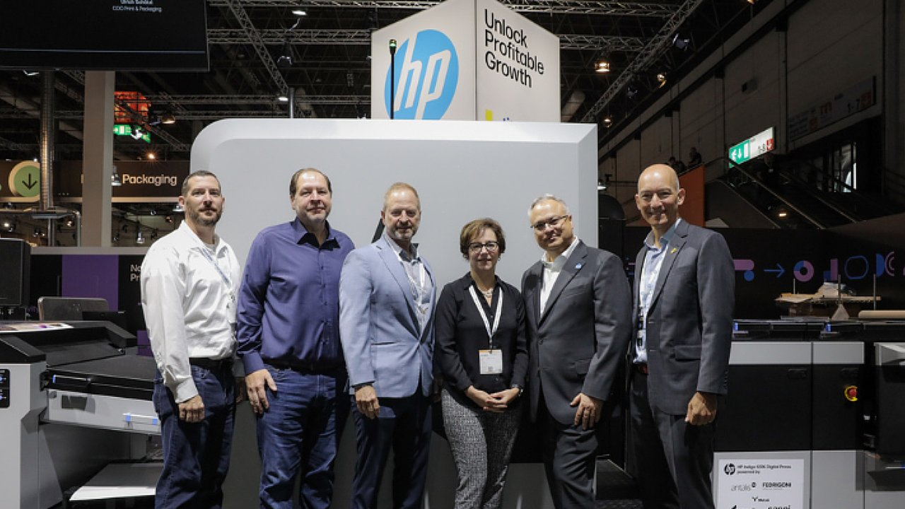 RRD and HP teams at Drupa 2024