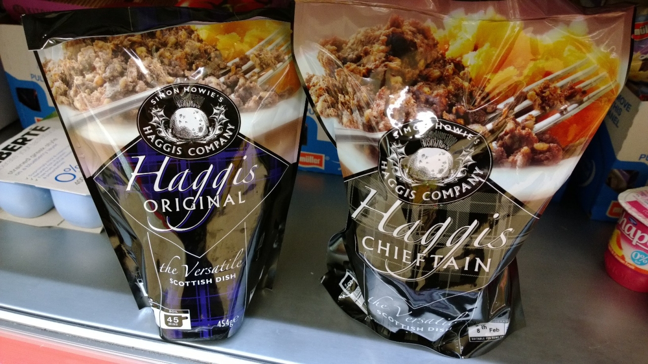 Address to a Haggis (packaging)