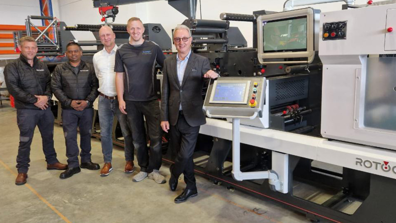 Dialogic invests in Rotocon Chrome RFP 450 flexo press | Labels & Labeling