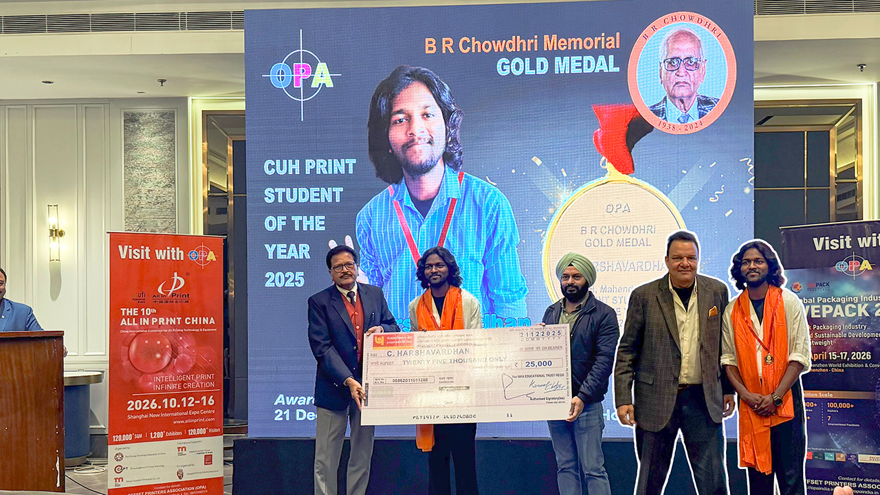 OPA honors top print student