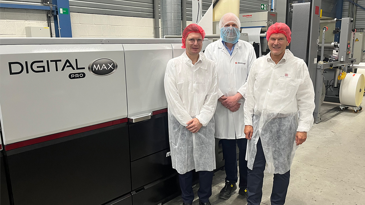 Desmedt installs Mark Andy Digital Pro Max hybrid press