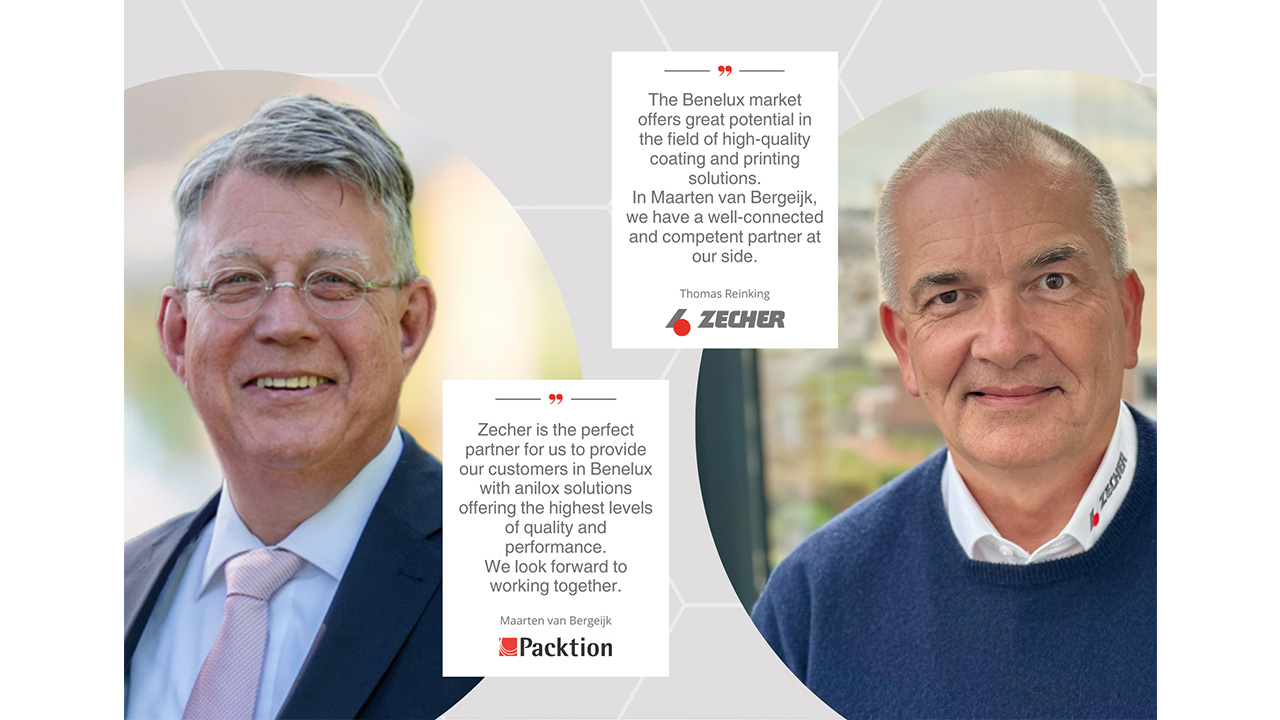 Zecher gains Packtion as sales partner for Benelux region
