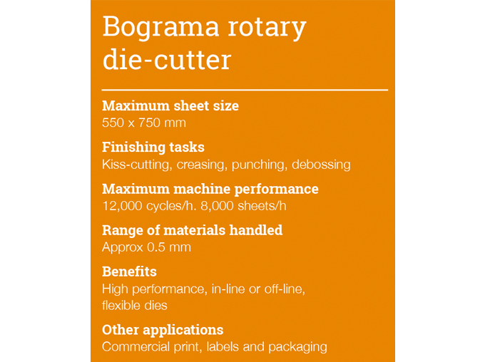 Bograma rotary die-cutter