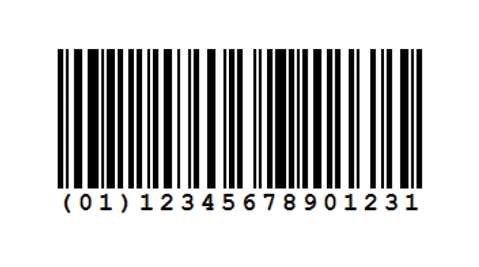 Figure 2.5 - An example of an ITF numeric code