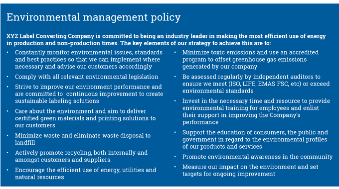 Figure 2.6 - General management policy principles by which a converter may choose to operate