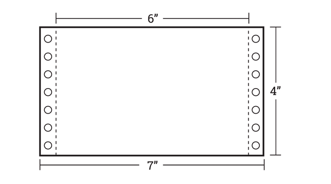 Figure 4.13 - Hole punched and perforated shelf-edge tickets