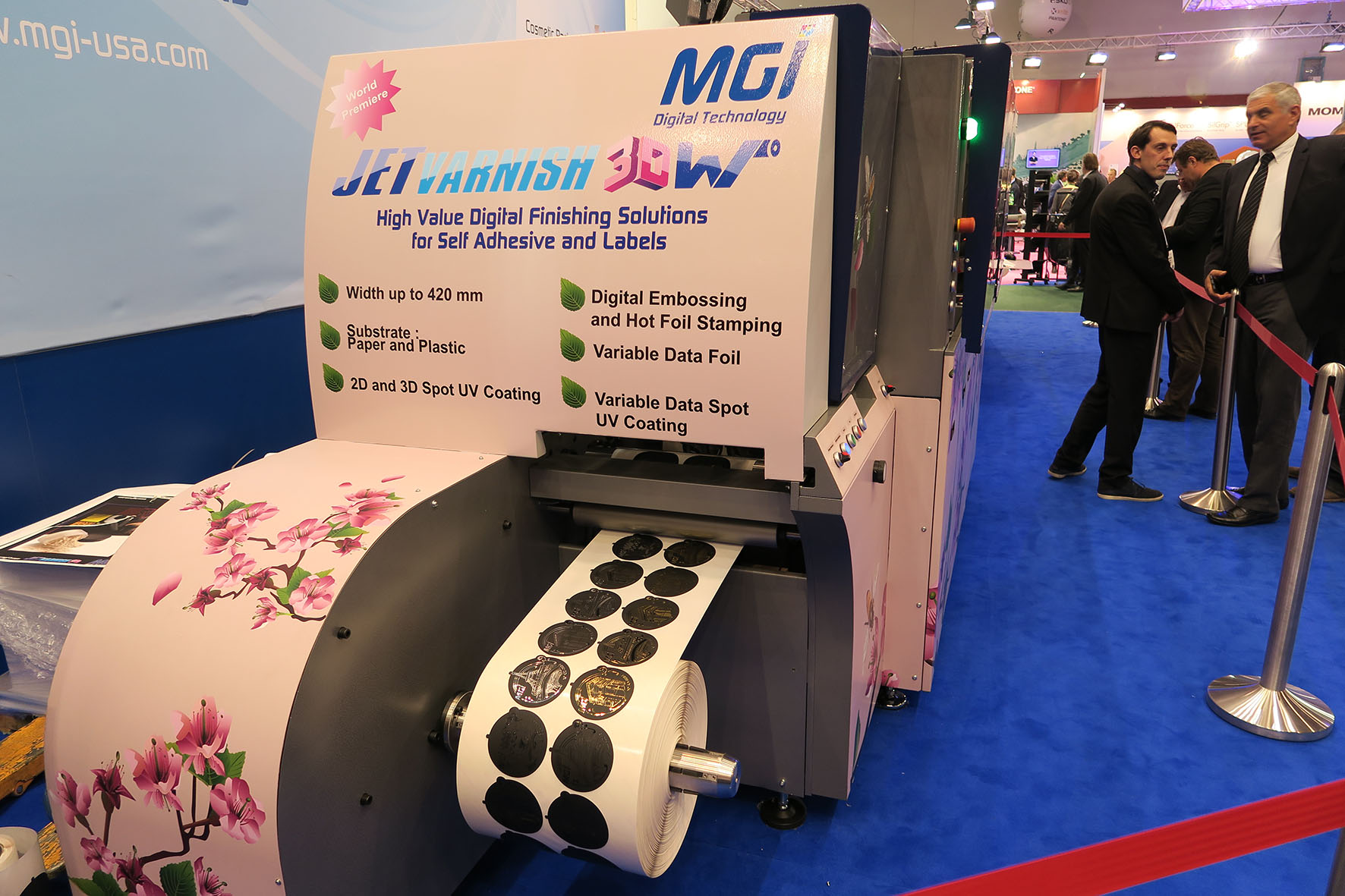 MGI unveils digital foiling system at Labelexpo Labels & Labeling