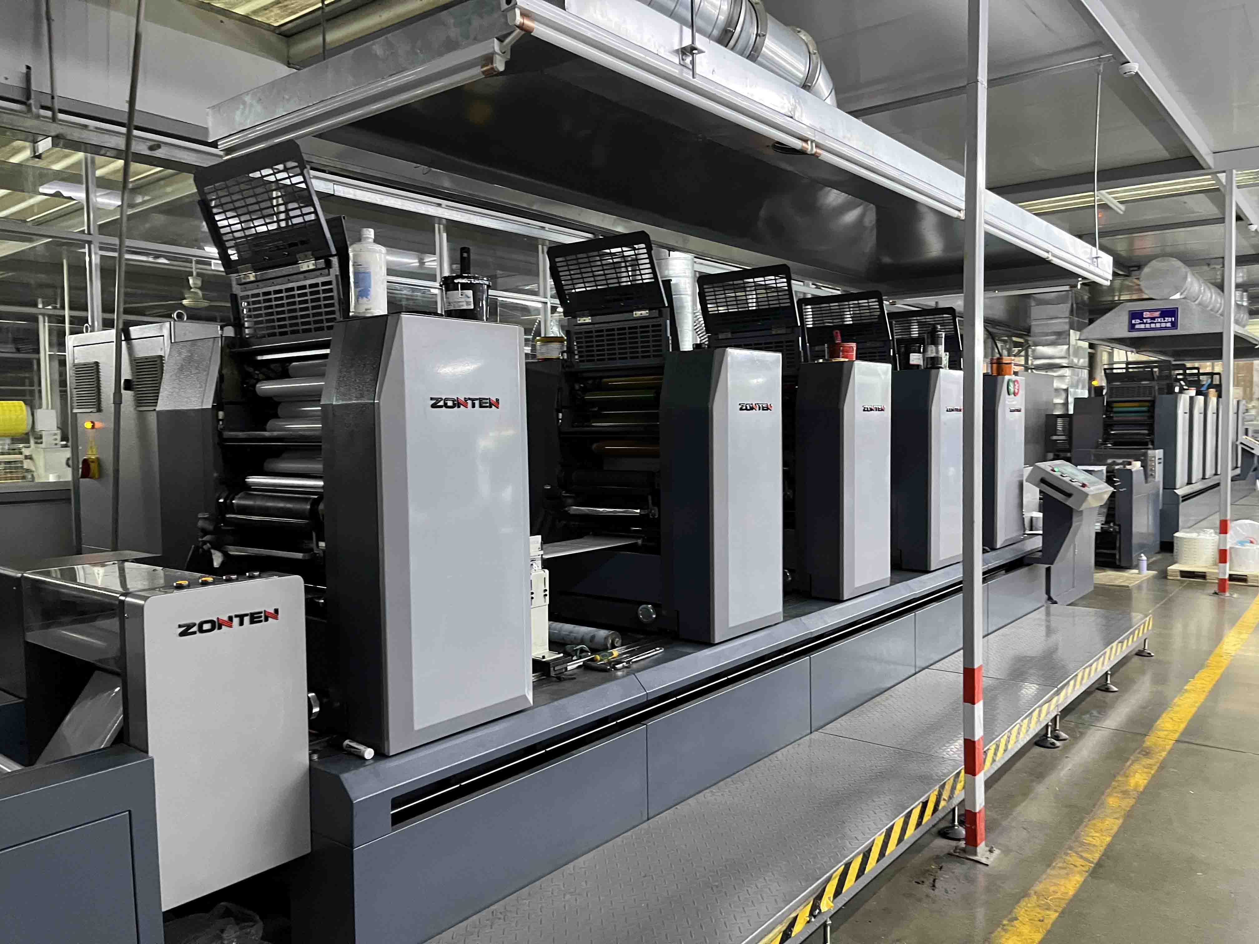 Zonten off set presses at Kaidun