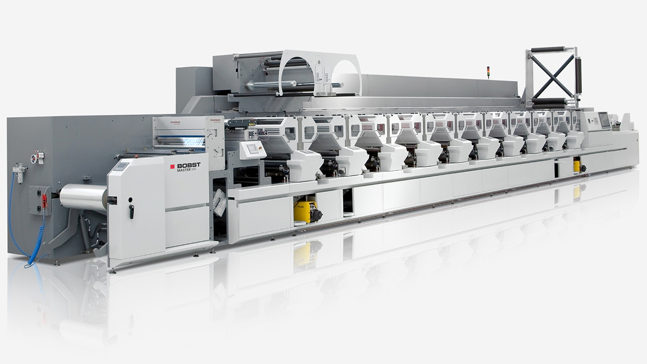 Bobst Master M6 in production on cartonboard