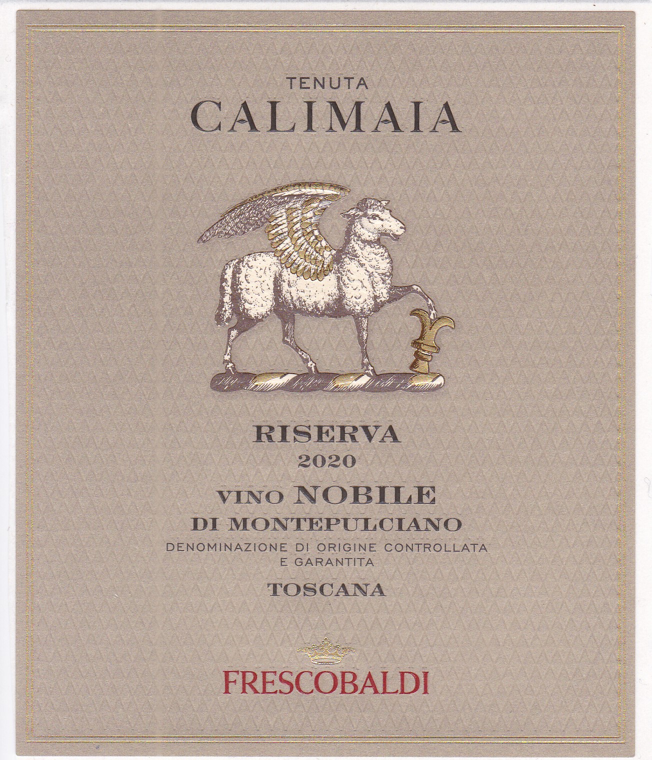 Multi-Color Italia S.p.A for Calimaia Nobile di Montepulciano