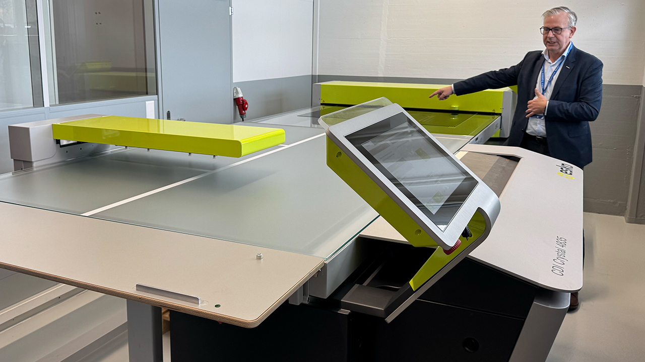 Esko CDI Crystal 4835 plate imager with integrated XPS exposure unit at the Gallus Experience Center