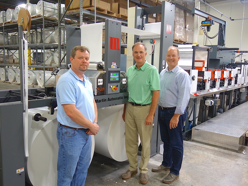 Label Services moves forward with Martin Automatic butt splicer