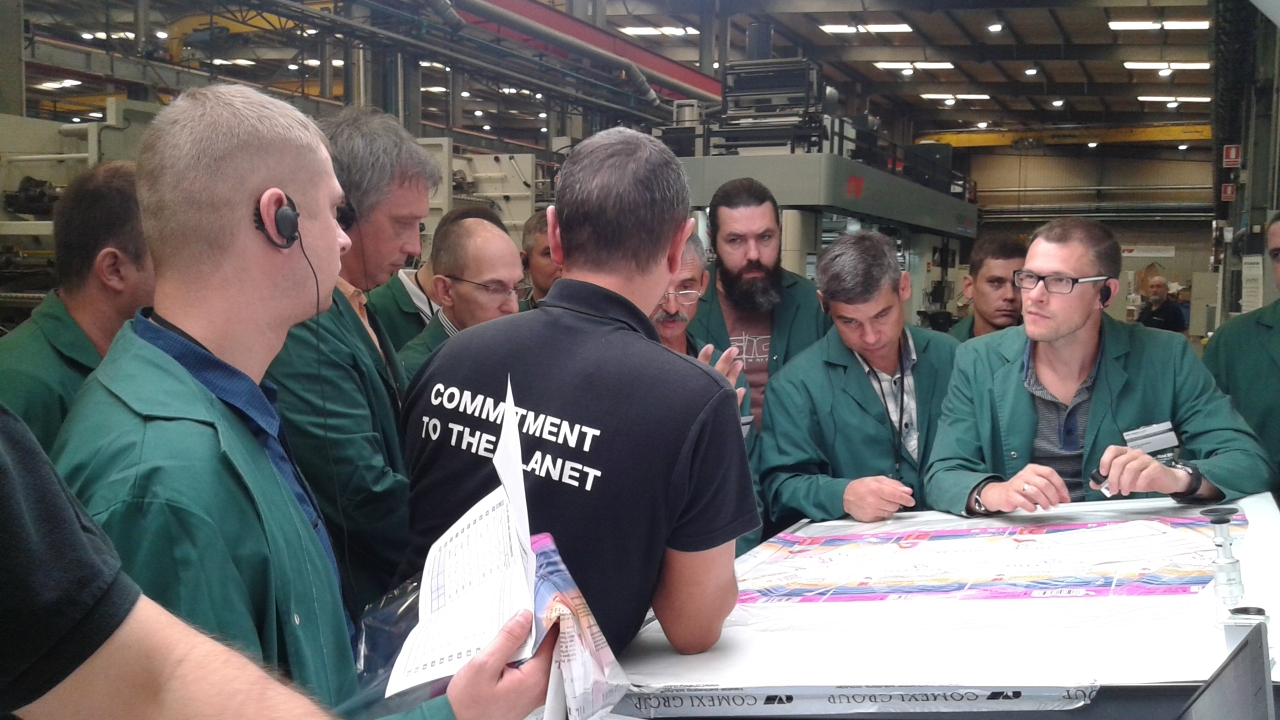 Since its foundation four years ago, nearly 600 professionals have been trained with Comexi CTec courses Since its foundation four years ago, nearly 600 professionals have been trained with Comexi CTec courses