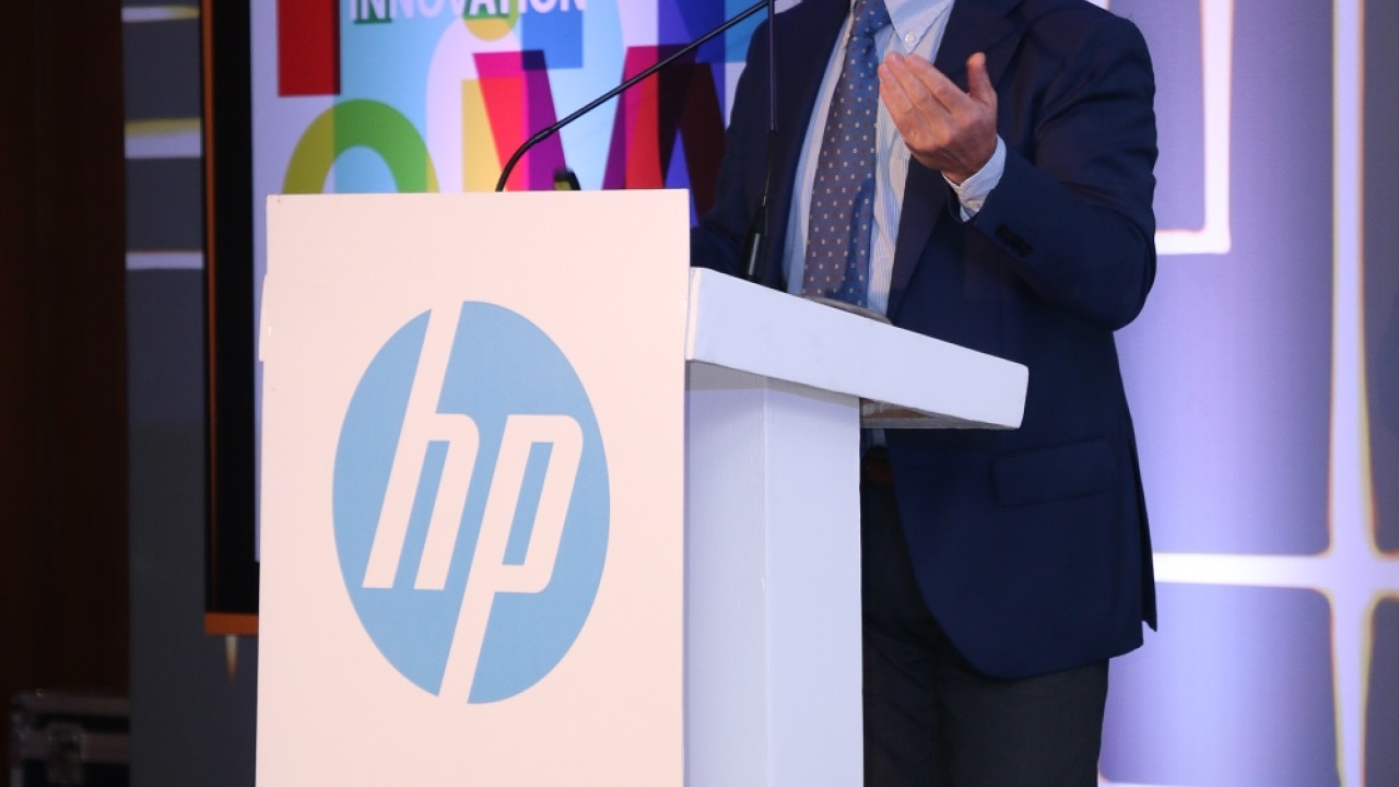 François Martin, global marketing director, Graphic Solution Business, HP at the event in Delhi