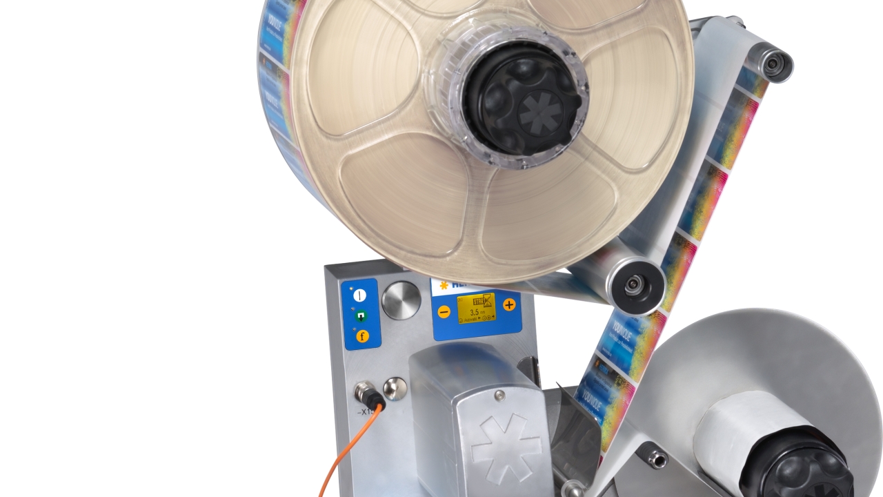 The H400 label applicator is Herma’s signature machine, around which all of the company’s labeling options are based The H400 label applicator is Herma’s signature machine, around which all of the company’s labeling options are based