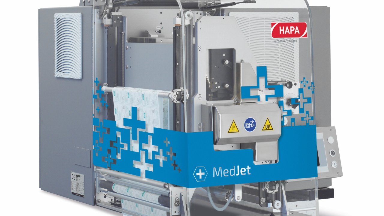 MedJet 470 is print unit designed to integrate onto continuous or intermittent motion packaging machines