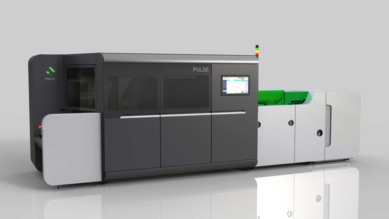 Komori has identified Highcon digital finishing technology as the ‘perfect complement’ to its offset press technology, as well as the new Impremia IS29 sheet-fed 29in UV inkjet printing system; the new Highcon Pulse is a 29in digital cutting and creasing system