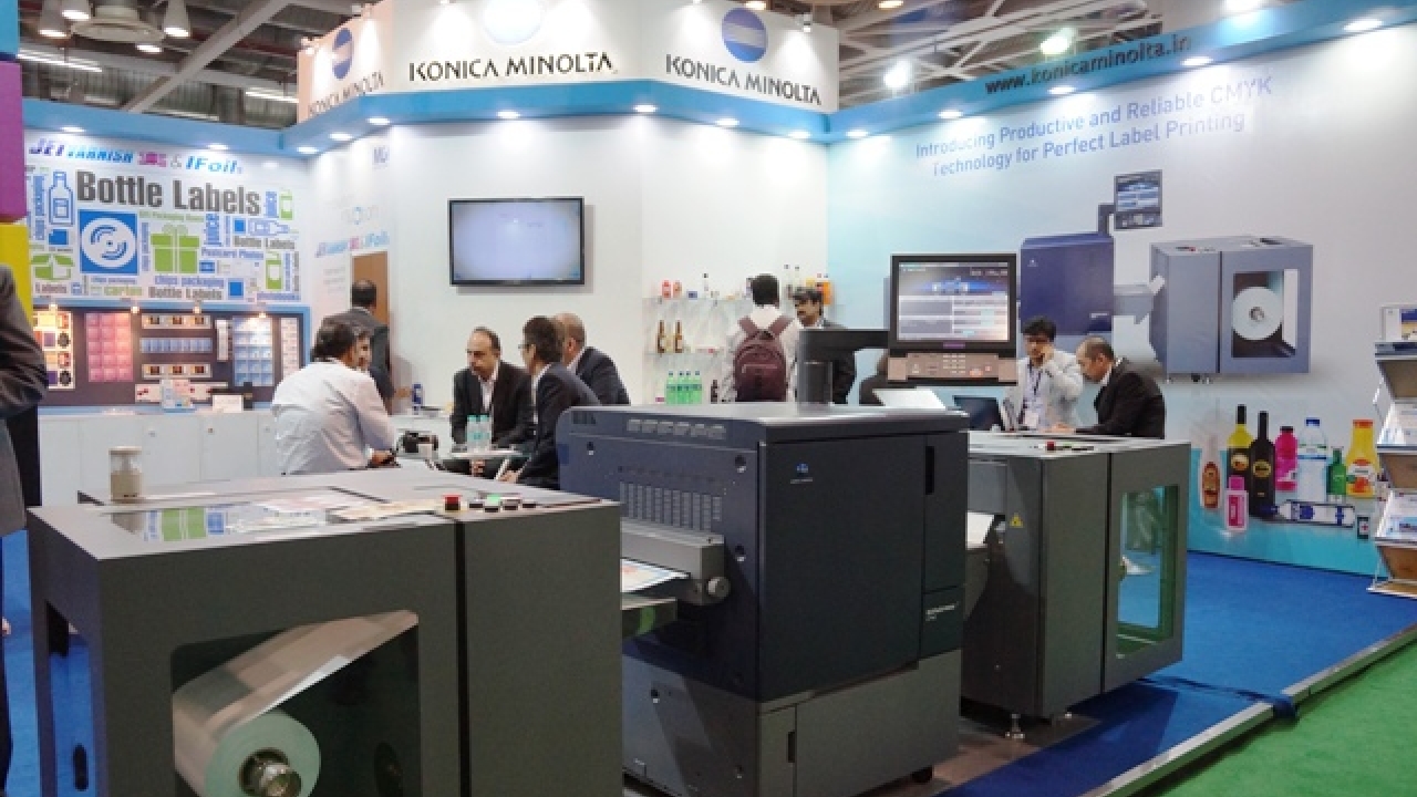 The press shown by Konica Minolta at Labelexpo India 2016 marks the company's entry into the digital market in the country