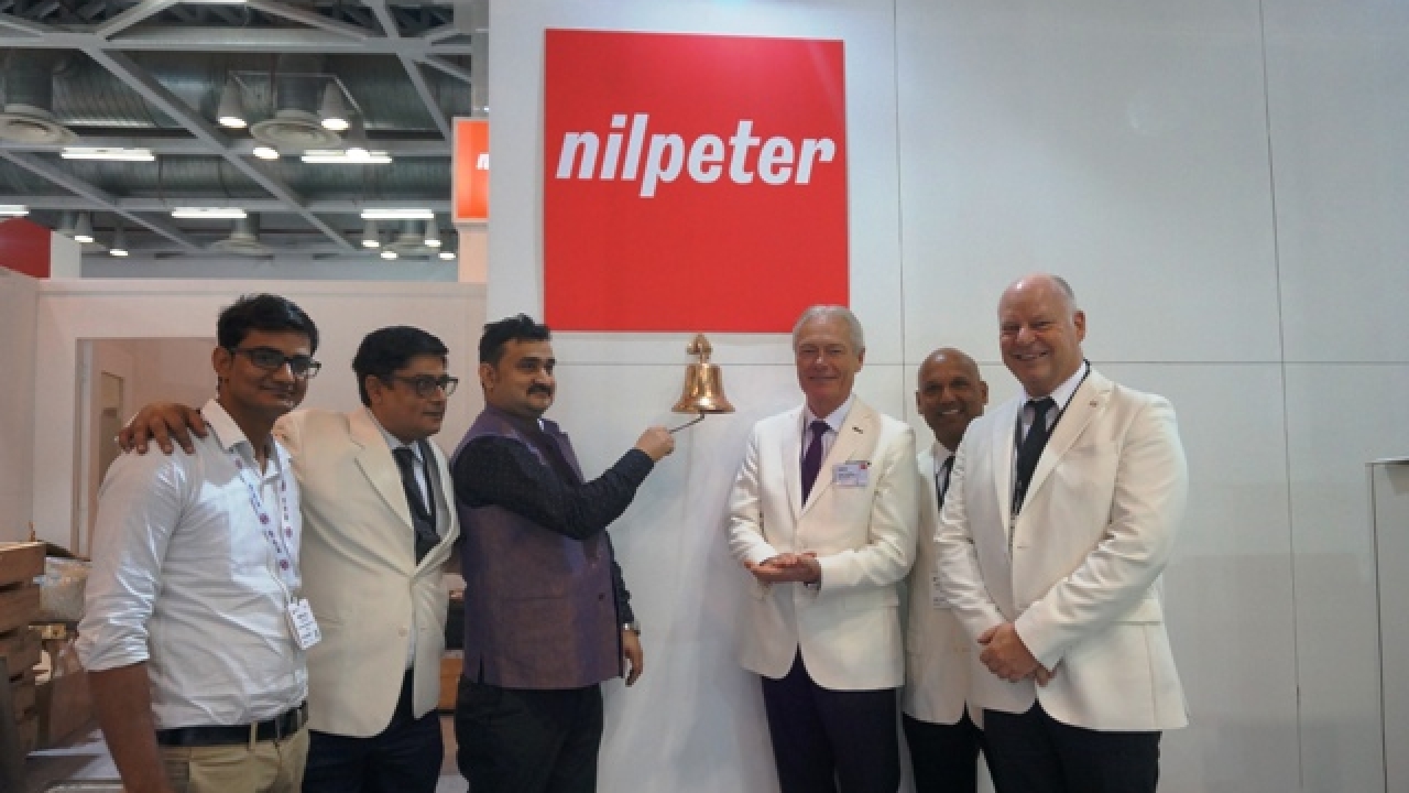 The double deal was confirmed on the Nilpeter stand at Labelexpo India 2016