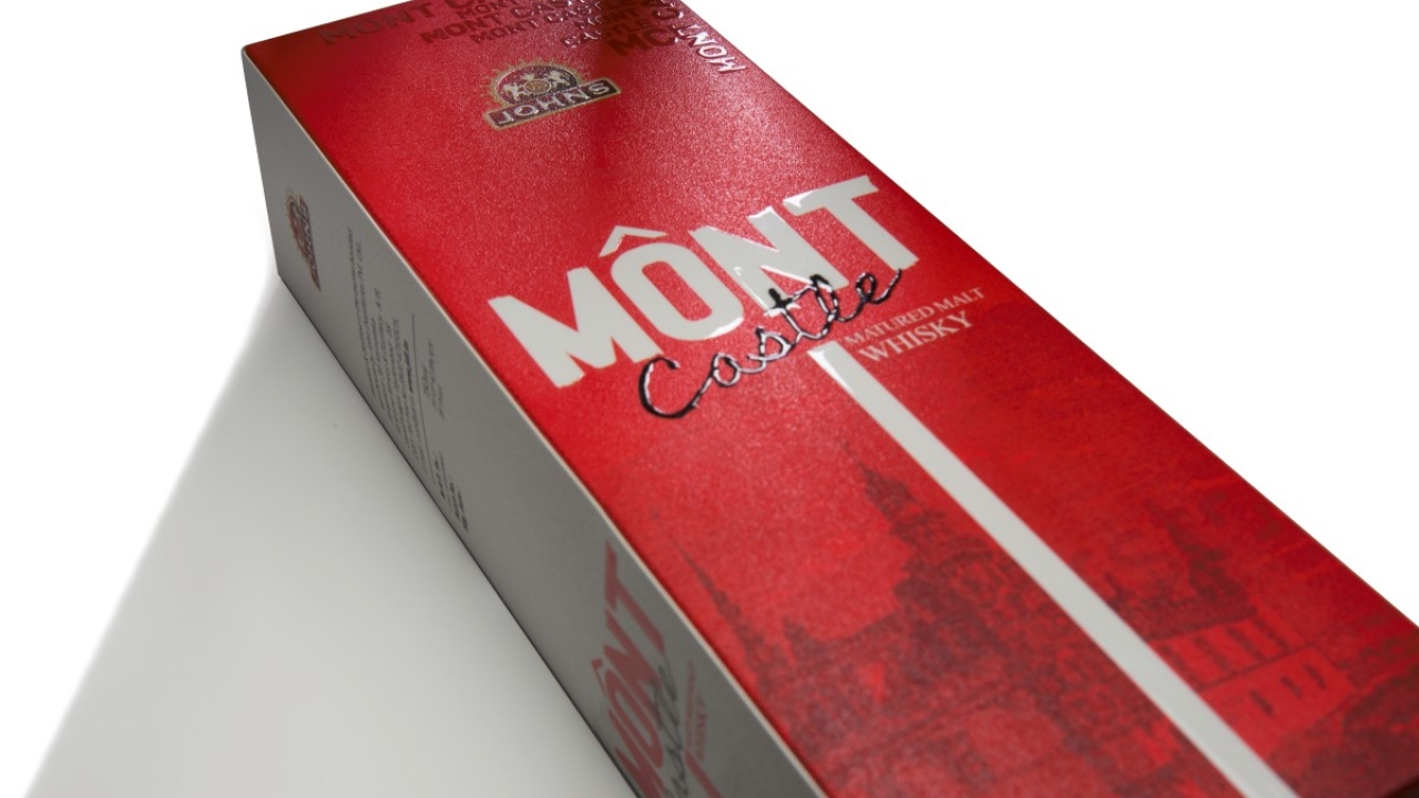 Aakruti Digipress won for the John Distilleries Mont Castle whisky package project