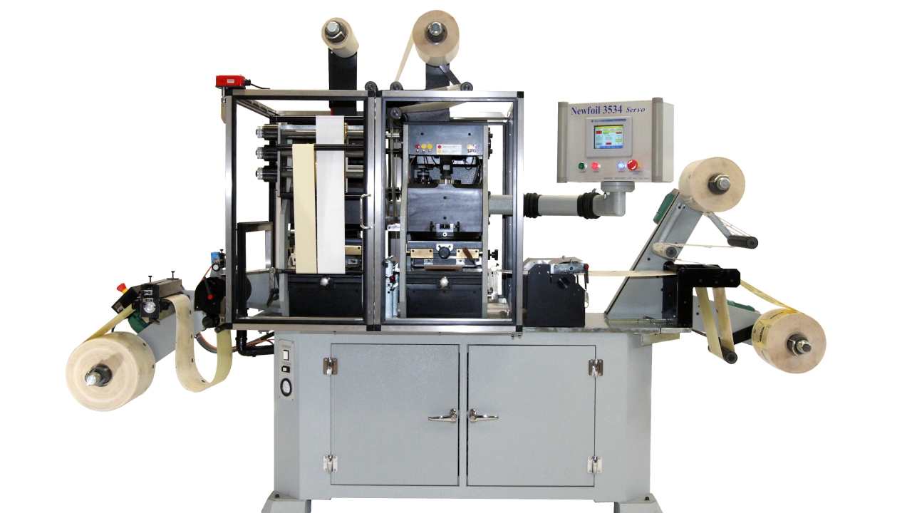 The Newfoil 3534 has a maximum web width of 340mm, which is ideally suited to today’s digital converting market
