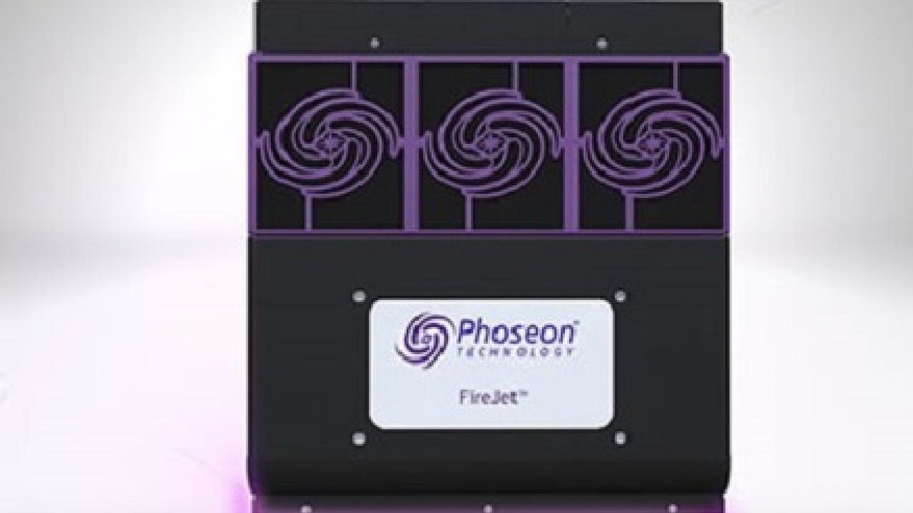 WhisperCool uses proprietary and patented Phoseon innovations to maximum UV output while keeping the sound level to a minimum