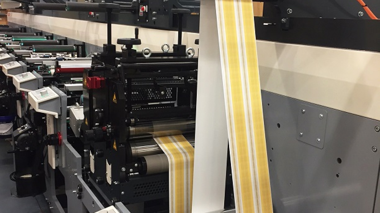 The second 8-color MPS EF 340 installed at Abbey Labels is the first in Europe fitted with the GEW ArcLED system