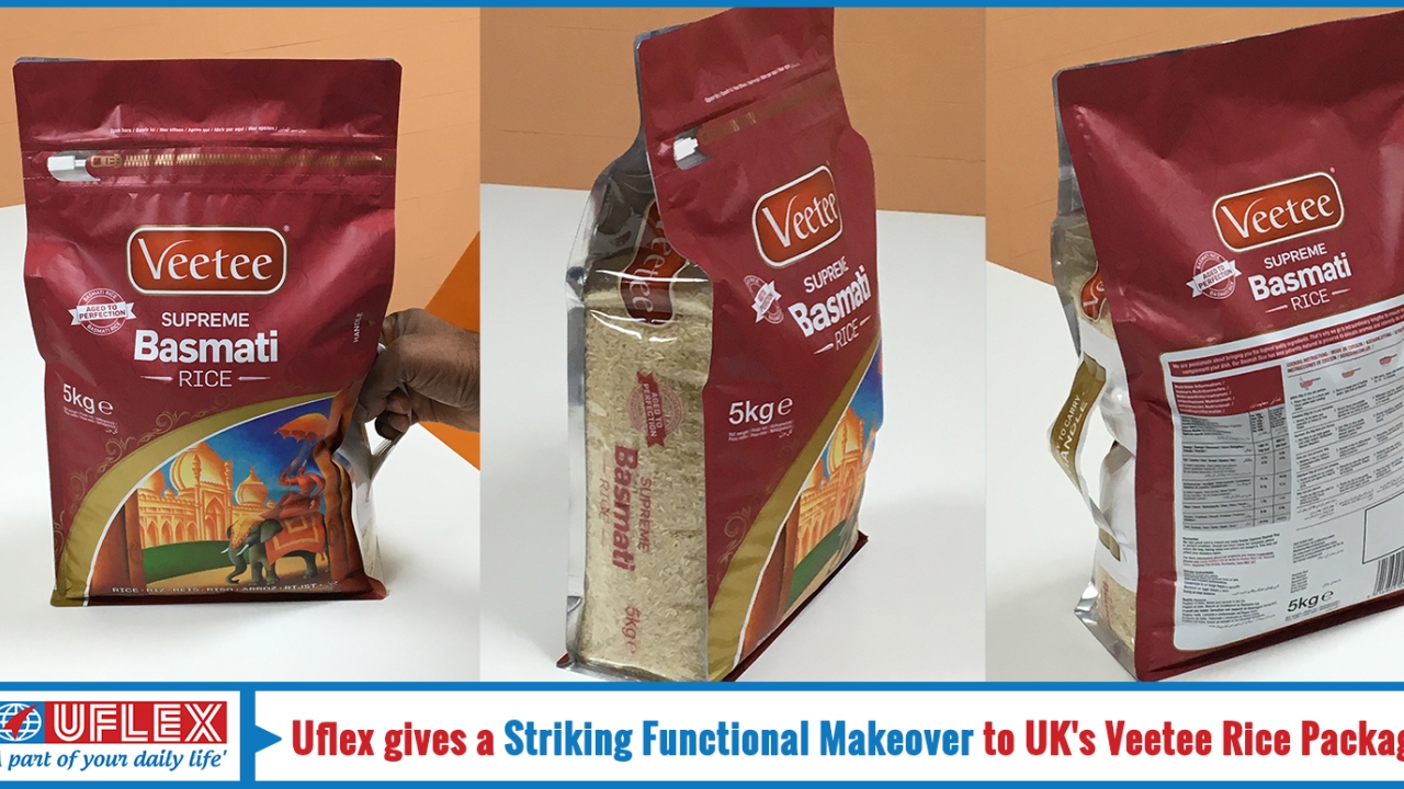 Uflex provides functional packaging to Veetee Rice