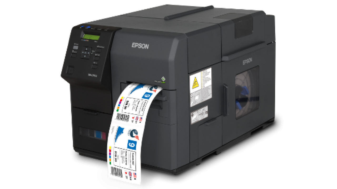 Embedded native printer drivers from Teklynx allow the interaction of its Codesoft barcode label design software and Epson’s ColorWorks C7500 inkjet on-demand color label printer