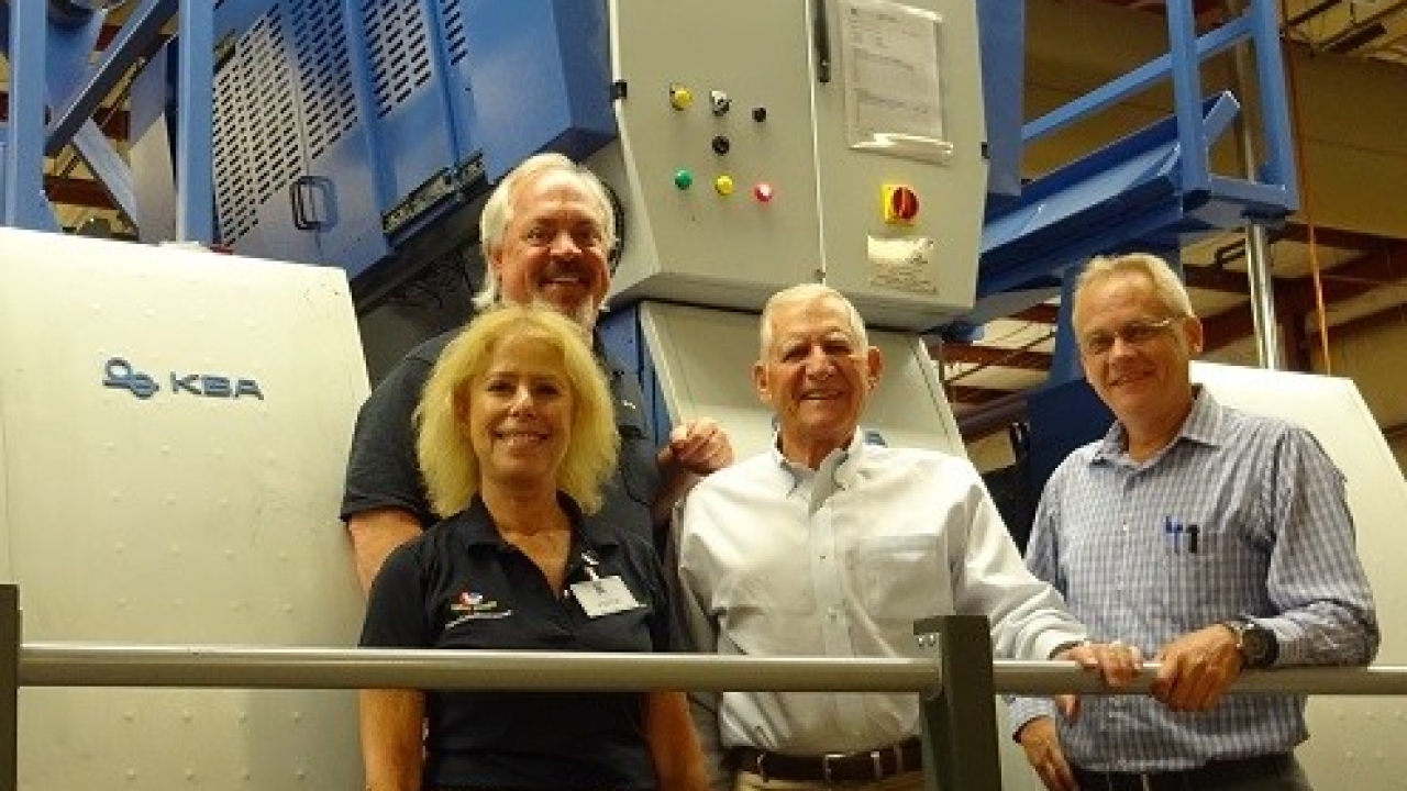 McLean Packaging has retrofitted an Eagle Systems Eco-Eagle cold foil system to a KBA Rapida 106 press