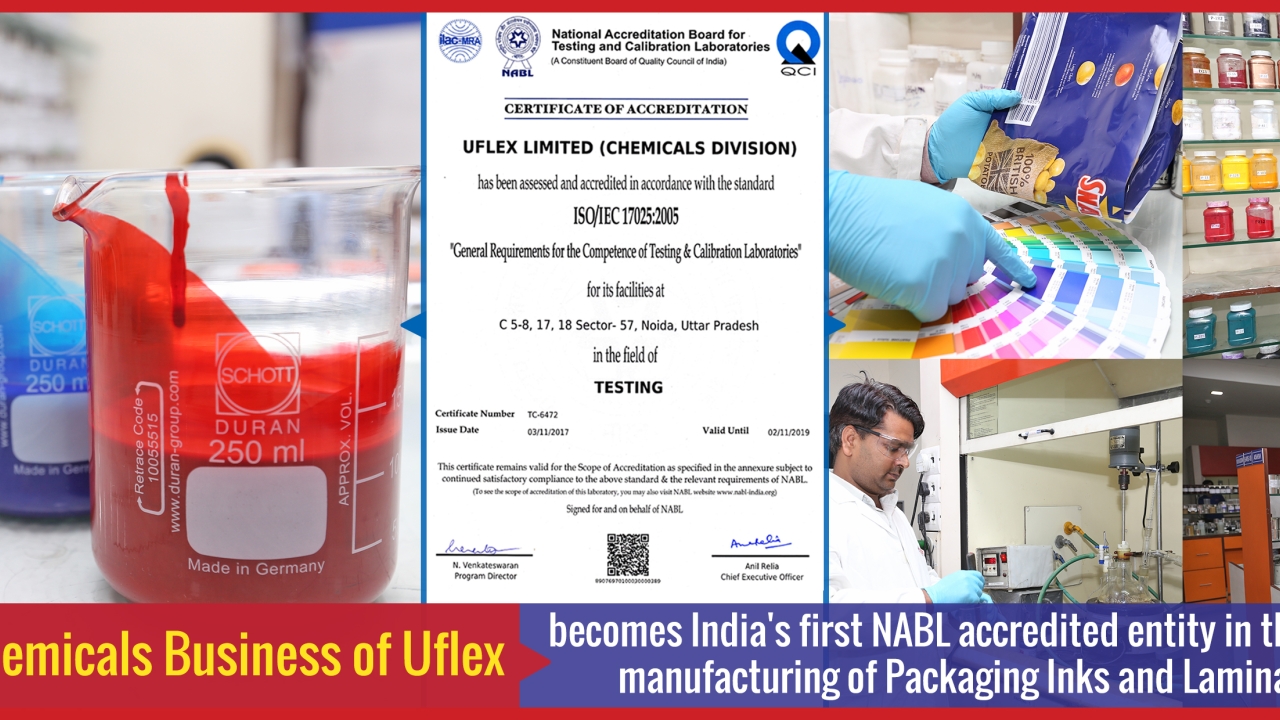 Chemicals business of Uflex gets NABL accreditation