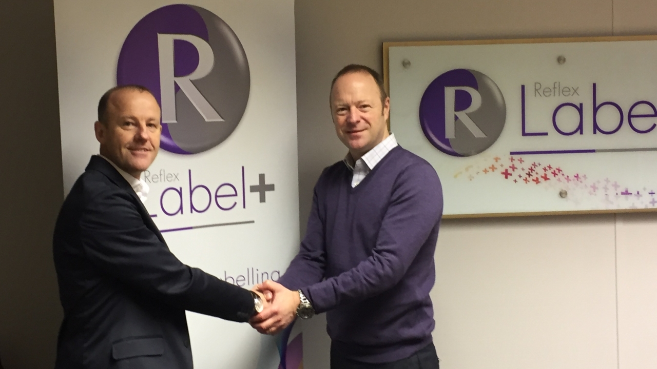 Nick Tyrer, MPS UK sales director and Ian Kendall, CEO of Reflex Labels Nick Tyrer, MPS UK sales director and Ian Kendall, CEO of Reflex Labels