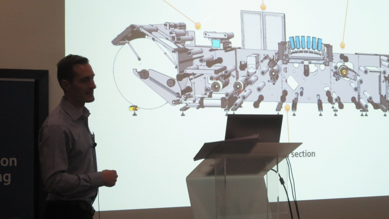Edale presented on web transport at the recent IMI Europe Inkjet Engineering Conference