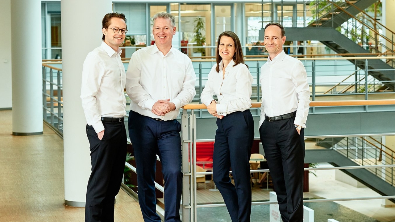 Pictured (from left): Henkel Ventures’ core team Dr Robert Günther, Dr Paolo Bavaj, Esther Kumpan-Bahrami and Thomas Schuffenhauer
