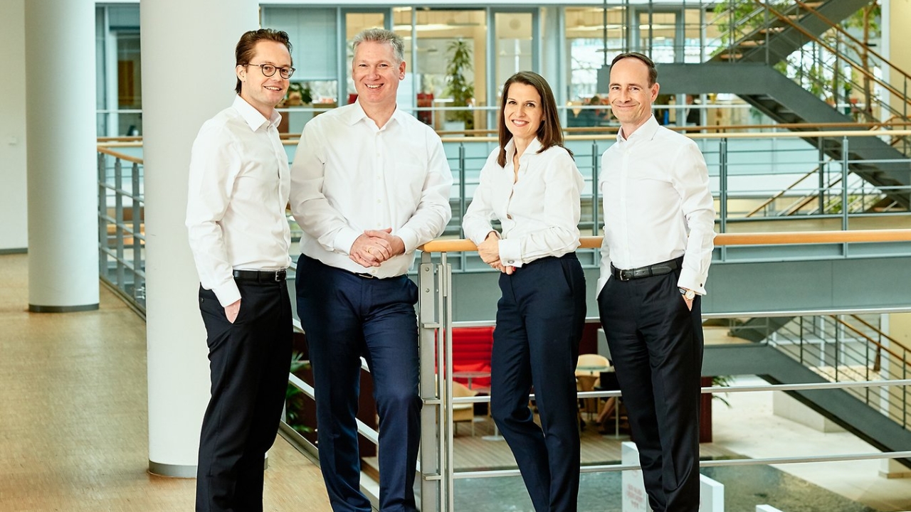 Pictured (from left): Henkel Ventures’ core team Dr Robert Günther, Dr Paolo Bavaj, Esther Kumpan-Bahrami and Thomas Schuffenhauer