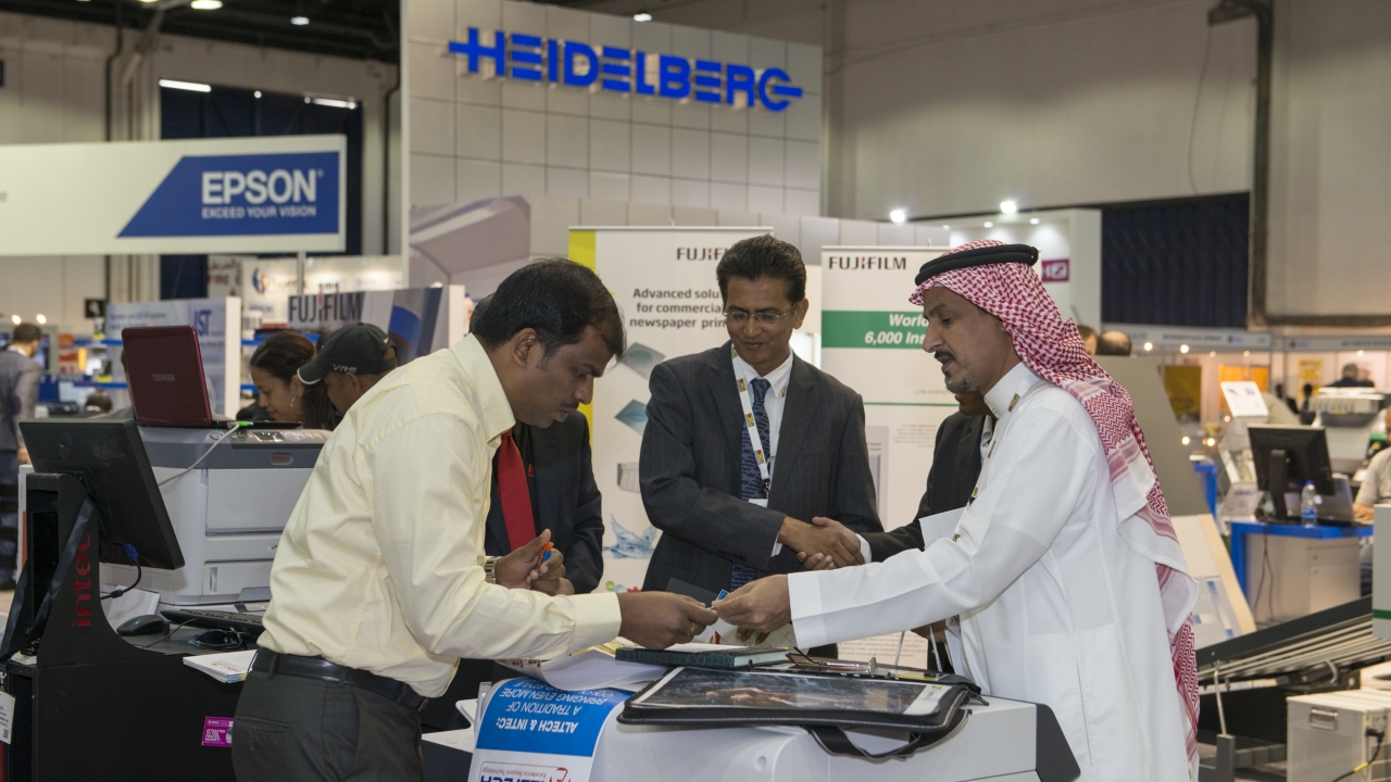 Heidelberg exhibited at Gulf Print & Pack 2015, and returns in 2017