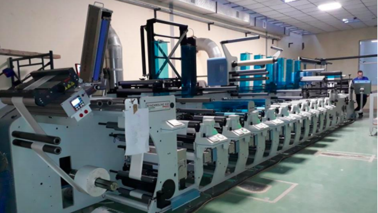 Lombardi Synchroline flexo press to be installed at Manipal International Printing Press in Nigeria
