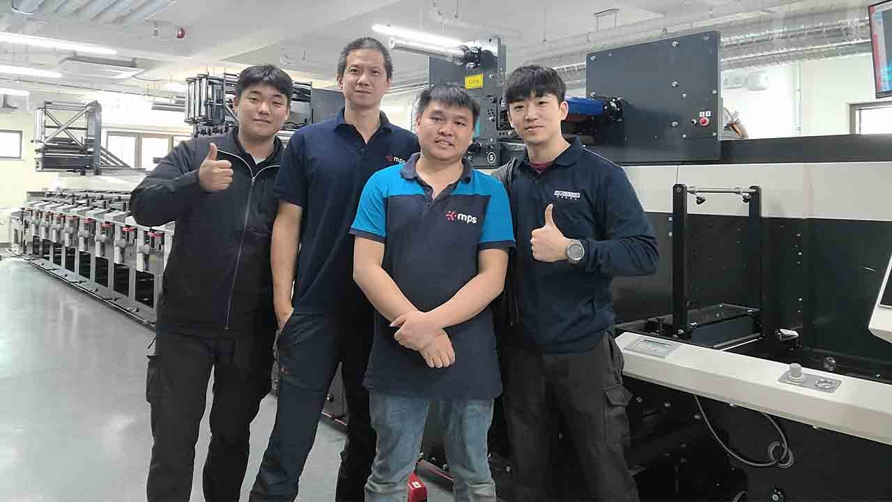 Successful installation by MPS and Muller Korea engineers at Sungsin production plant