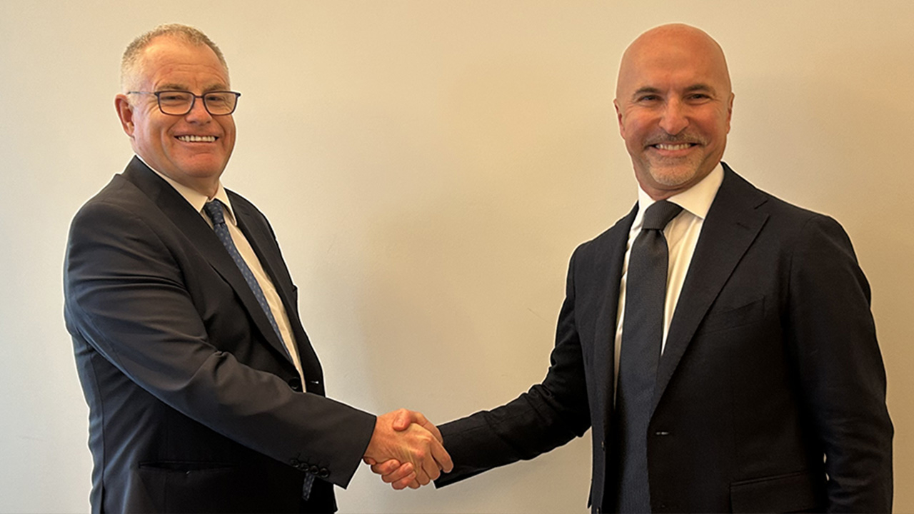 Sappi Limited CEO Steve Binnie and UPM president and CEO Massimo Reynaudo