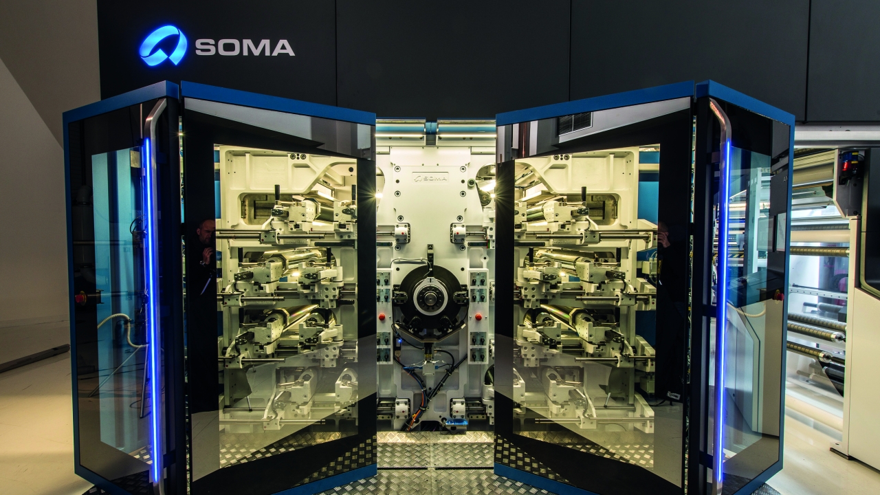 At Labelexpo Europe 2015, on the Soma stand an Optima will be shown running live job demonstrations throughout the show