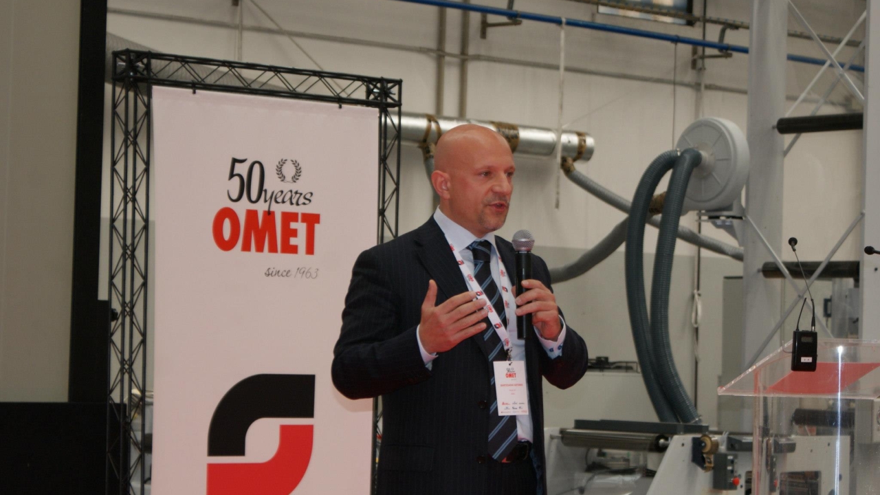 Omet: ‘The achievement of 600 installations worldwide and two new products to be launched in the printing market are obvious signs of a business vitality that always seeks new challenges.’