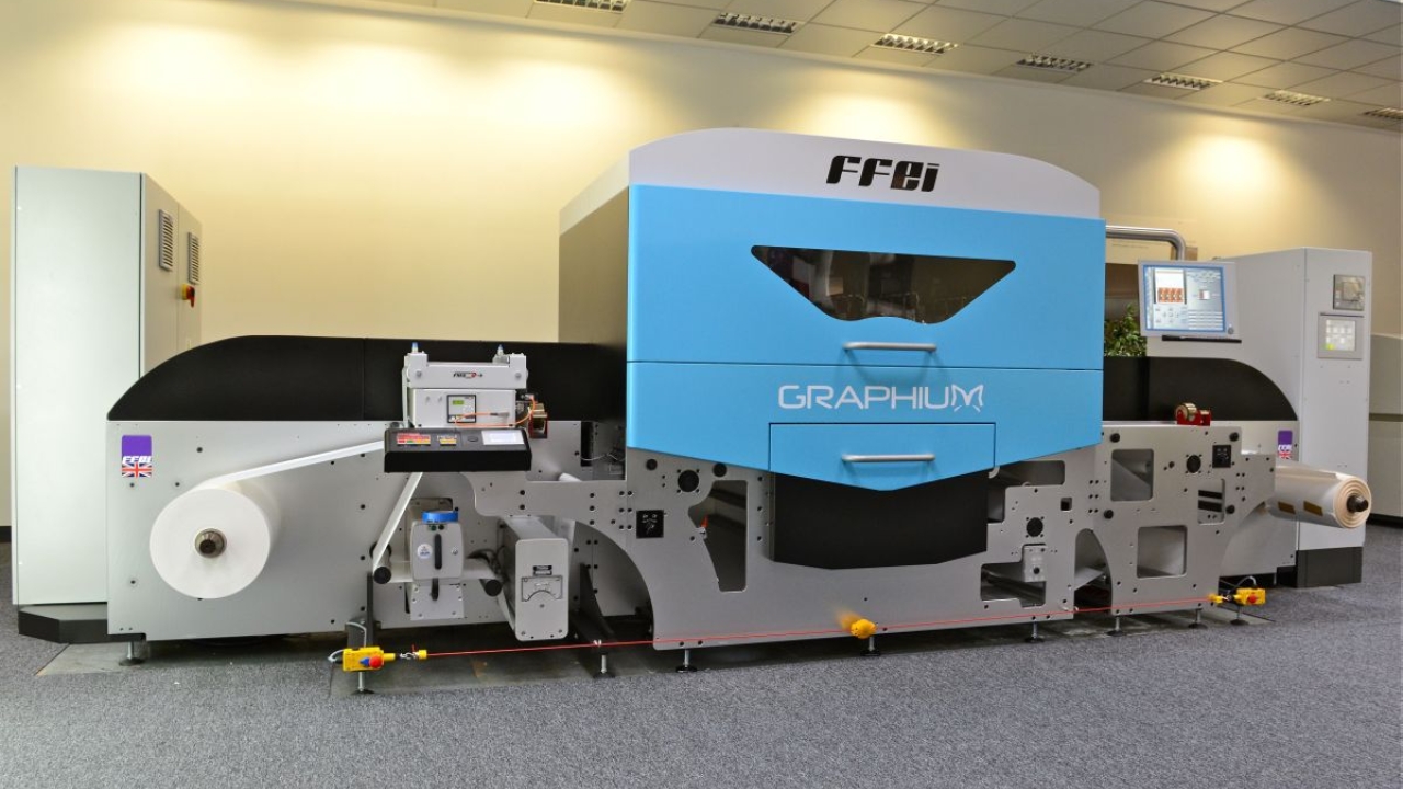 Color-Logic has certified the FFEI Graphium digital UV inkjet press for use with Color-Logic files