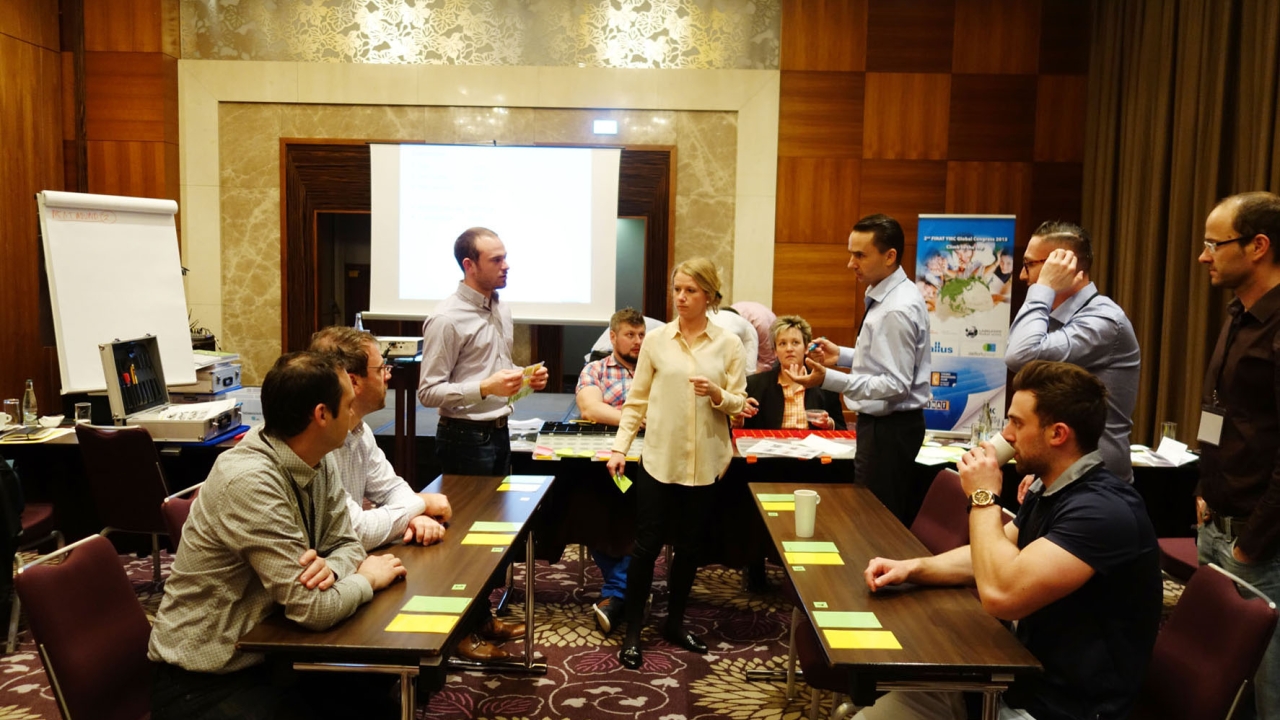 The new Finat YMC board held its first meeting at Labelexpo Europe 2015 The new Finat YMC board held its first meeting at Labelexpo Europe 2015
