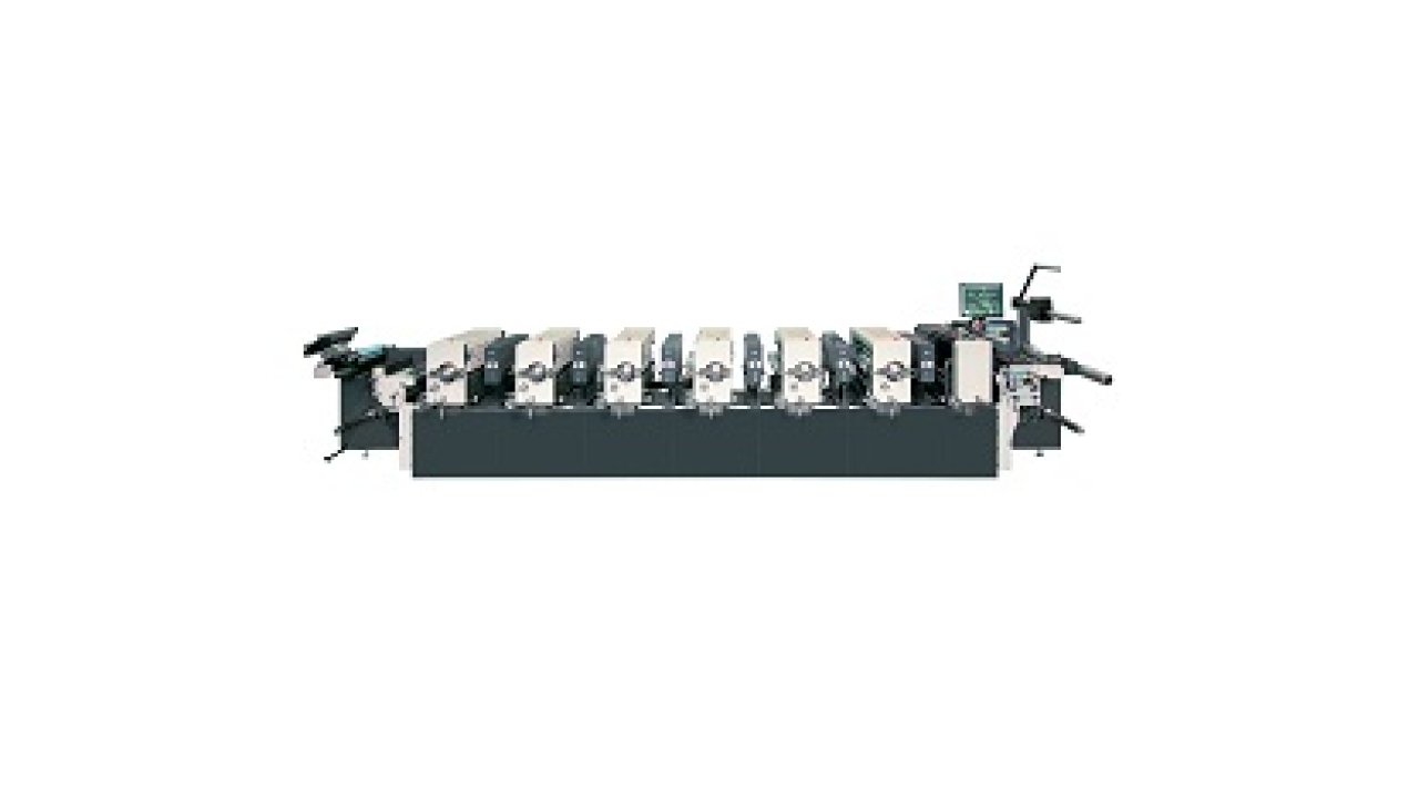 The press at Labelexpo Asia will be configured with six colors and a rotary die-cutting.